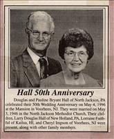 Hall, Mr. and Mrs. Douglas (50th Anniv.)